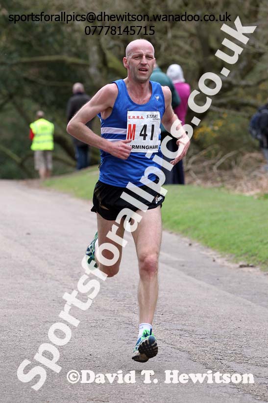 Ian Hudspith (Morpeth) on the 9th leg of the National 12 Stage Relay, National 12 and 6 Stage Relays, Sutton Park, Birmingham. Photo: David T. Hewitson/Sports for All Pics